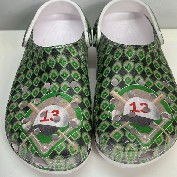 Unisex “Lightweight and Comfy” Style Baseball 13th Ending Theme Clog Shoes - Picture 1 of 7